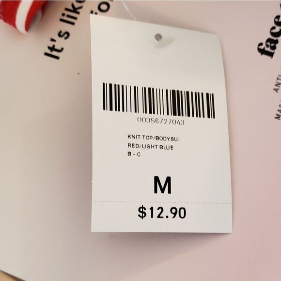 ๐๐โNWTโMediumโRedย StraplessโBodysuitโโ๐๐ - Picture 5 of 5
